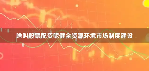 啥叫股票配资呢健全资源环境市场制度建设